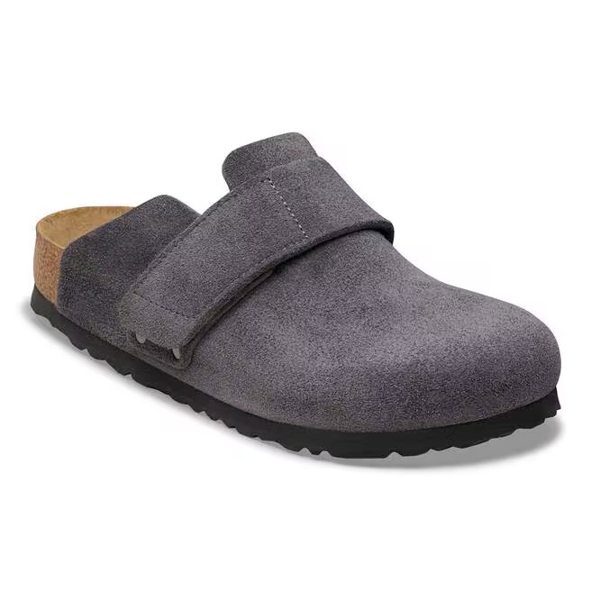 Loma Charcoal Suede Leather